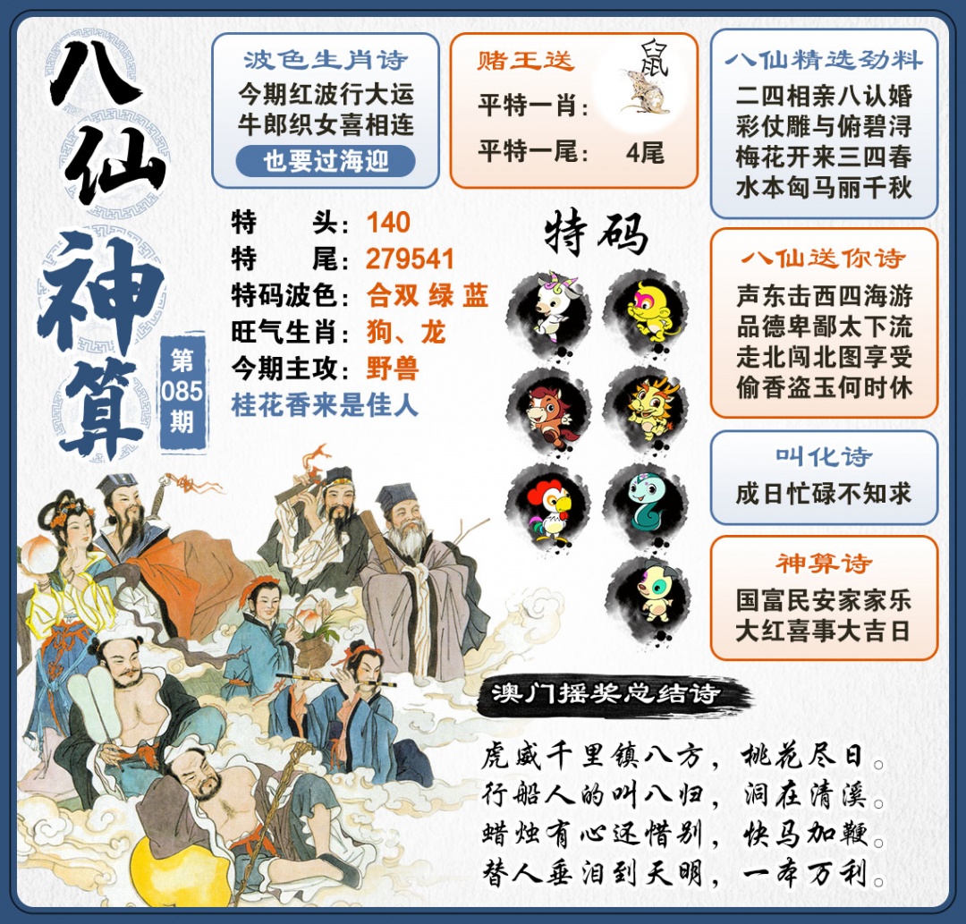 085期八仙神算[图]